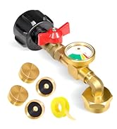 Propane refill adapter