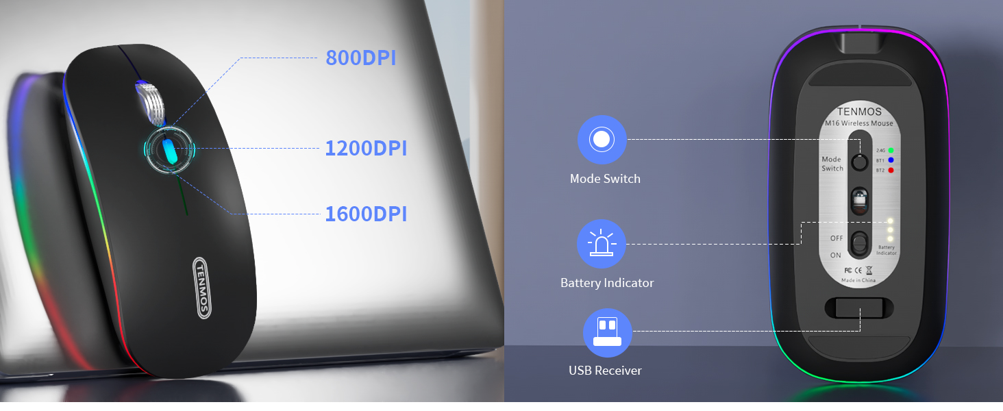 wireless Bluetooth mouse