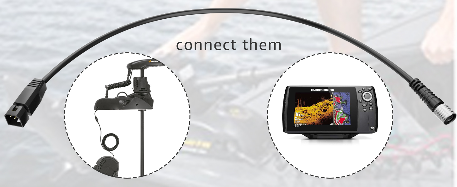 1852068 Durable 7-Pin Transducer Adapter Cable
