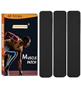 Kinesiology Tape Pro Athletic Sports (60 Precut Strips) Waterproof Breathable Athletic Elastic Kn...