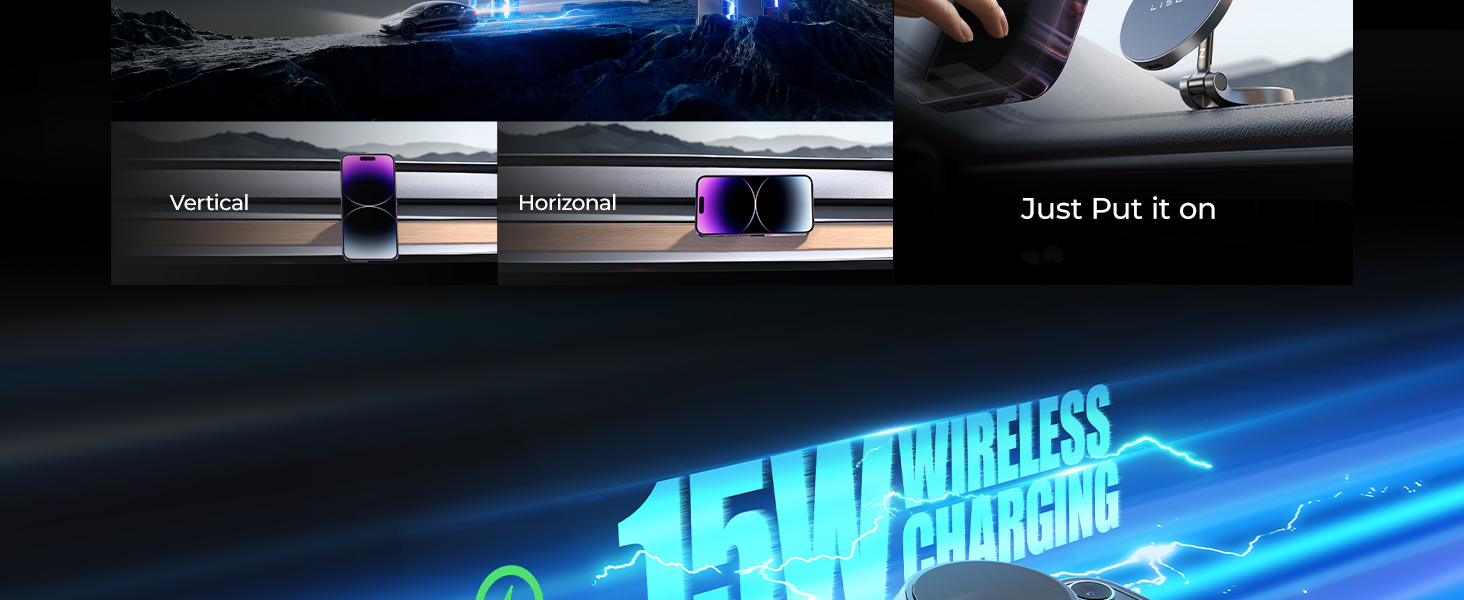 iphone 16 magsafe car mount charger