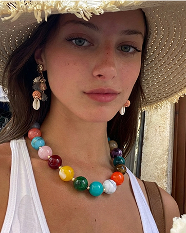 beaded necklace