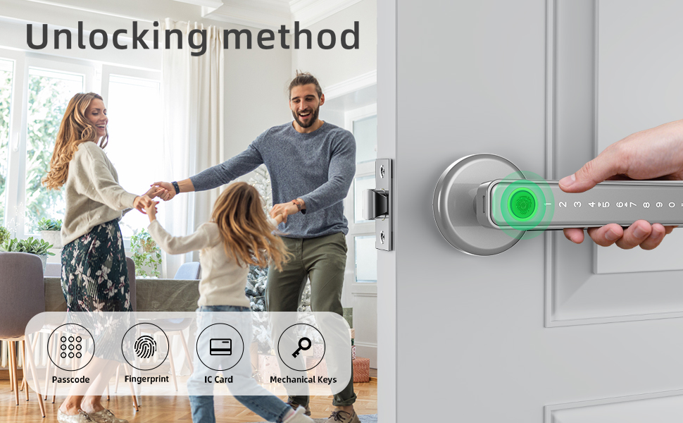 finger print door knobs