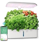SPECILITE Hydroponics Growing System Kit, 14 Pods Smart Indoor Herb Garden with Grow Light, WiFi ...