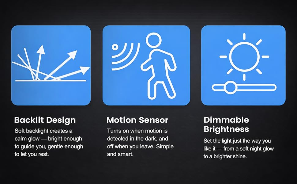 Hiwrolat Backlit Smart Night Light