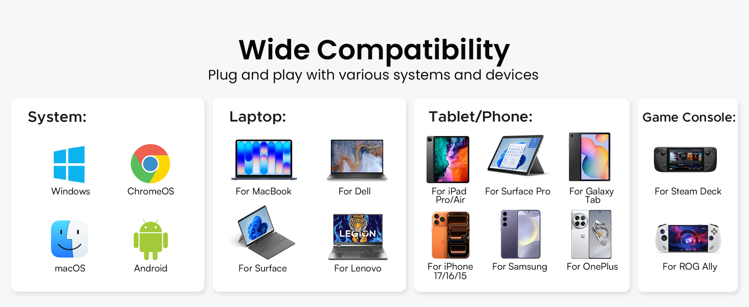 Wide Compatibility
