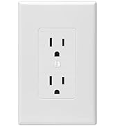 Taymac 2600W Masque Revive Polycarbonate White 1-Gang Cover, Replaces Old and Discolored Wall Pla...