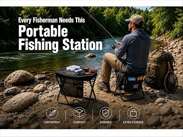 foldable backpack stool camping foot rest pocket chair