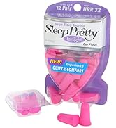 Hearos Sleep Pretty Tonight Foam Ear Plugs, Hearing Protection, 32 NRR, 12 Pair,Purple,5803