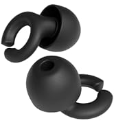 HEAR Hush Hoops Ear Plugs, Reusable Soft Silicone Plugs with Horseshoe Shape for Comfort, Designe...