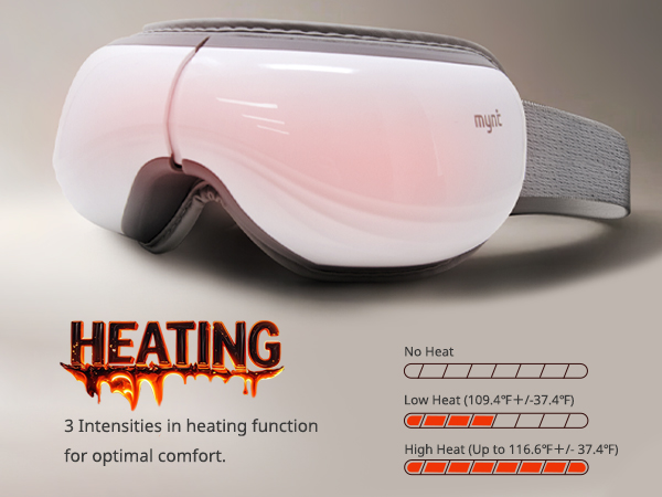 eye massager with heat