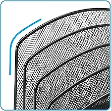 Inclined desk file organizer