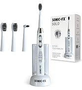 Sonic-FX Solo Sonic 3 Brushing Modes Toothbrush with Smart Timer, Rechargeable Charging Dock | El...