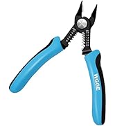 WGGE Wire Cutters Precision Flush Pliers with Supplementary Stripping, Cutting Pliers, Handy and ...