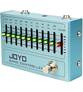 JOYO EQ Pedal 10 Band Equalizer (31.25Hz-16kHz) for Electric Guitar, Bass and Multi-string Guitar...