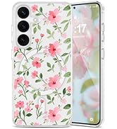 EYZUTAK Magnetic for Samsung Galaxy S26 Case Flower Case Compatible with MagSafe, Pretty Floral S...