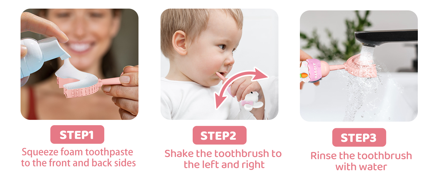 toddlers u sharped toothbrush