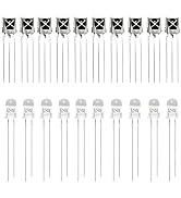Gikfun Infrared Diode Led IR Emission and Receiver for Arduino (Pack of 10 Pairs) EK8460