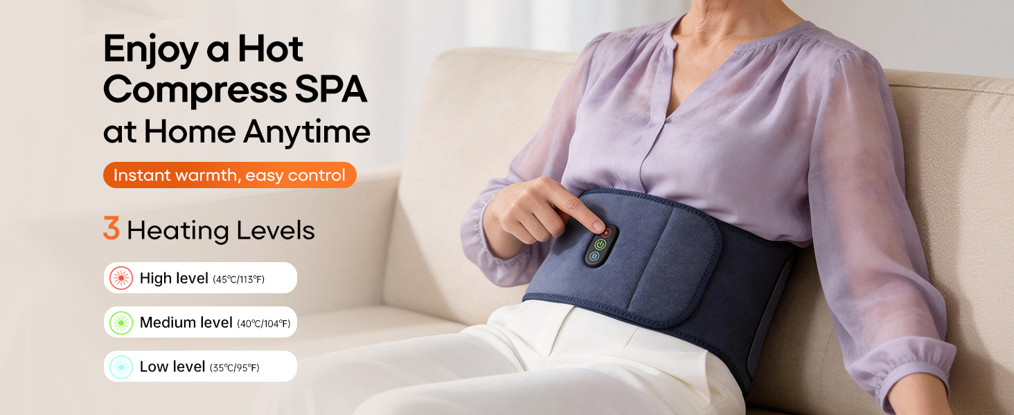 back massager portable back heating pad