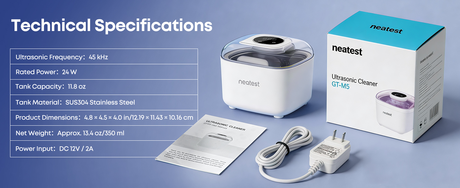 Dental Ultrasonic Retainer Cleaner Machine