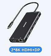 USB C Docking Station 3 Monitors