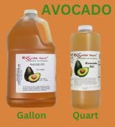 Avocado Oil Collage of Sizes gallon and quart
