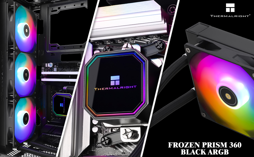 FP360 BLACK ARGB CPU AIO Cooler