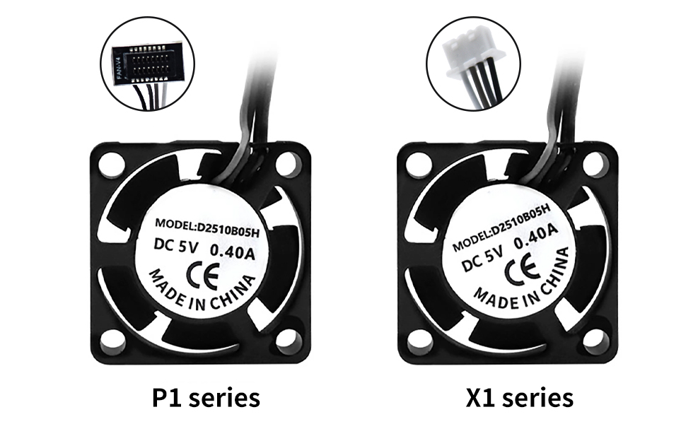 2510 Fan for Bambu Lab X1/P1