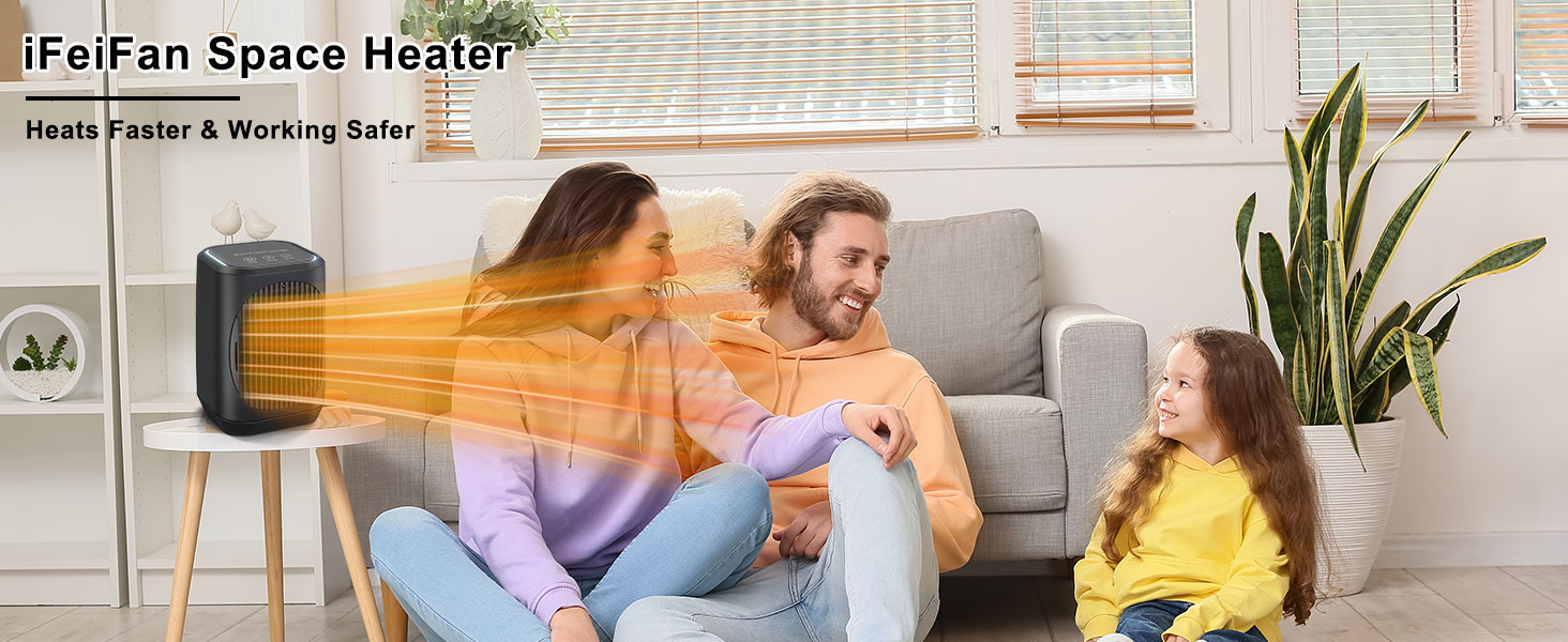 1500W Portable Electric Heaters