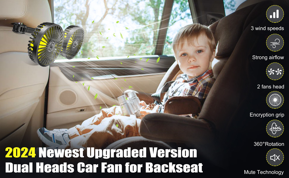 car fan fan for car car seat fan car fans car fan for backseat usb car fan fans for car ventilador