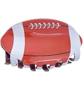 2Pcs Orange Football Hair Claws Clips for Women, American Football Claw Clip for Thin Medium Hair...