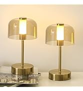 AIHYING 2-Pack Night Light,Cordless Small Touch 4000mAh Dimmable Battery Operated Portable Led Go...