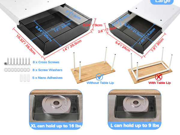 Hidden Desktop Organizer