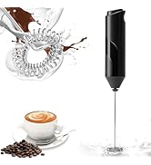 TonJin Milk Frother Wand for Coffee, New Upgraded Battery Powered (Not Included) Electric Handhel...