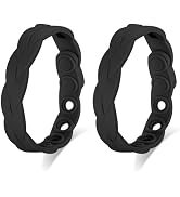 Metzm Adjustable Silicone Bracelet for Men Women-Waterproof Silicone Wristbands for Events Nautic...