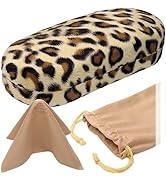 MyEyeglassCase - Large Sunglasses Case - Hard Glasses Case Holder w/Pouch &amp; Cloth - Eyeglass Case...
