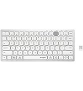 Kensington Multi-Device Dual Wireless Compact Keyboard - Silver (K75504US)