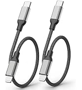 6 inch USB C to Lightning Cable Short, 0.5ft 2Pack Type C to Lightning Cord Power Delivery Fast C...