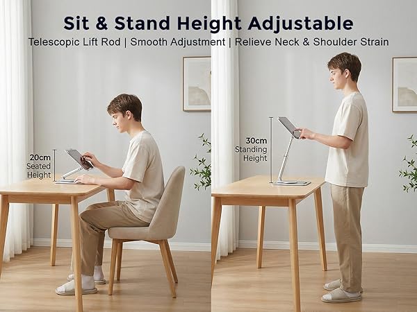 full metal tablet stand