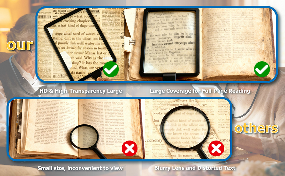 magnifying light for crafts hands free neck magnifying screen magnifier glass