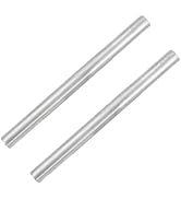 JECROISTOI Soft Iron Rod - 0.47" Diameter x 6''L, 2 PCS Iron Rods, Ideal Core for Making Electrom...