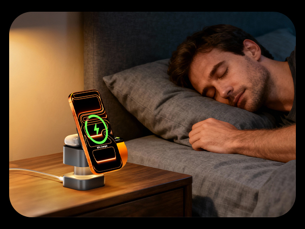 3 in 1 wireless charging station