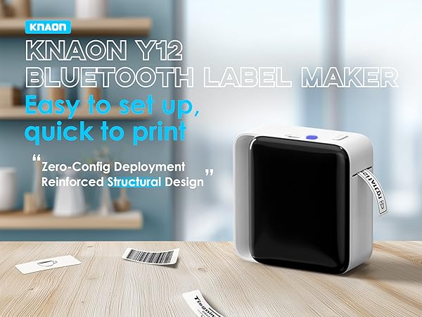 Y12 Bluetooth Label Maker Machine with Tape