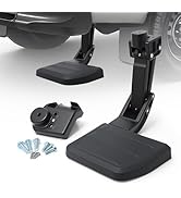 Rear Bed Step Compatible for Toyota Tacoma 2024 2025 Tailgate Step Folding Truck Step Retractable...