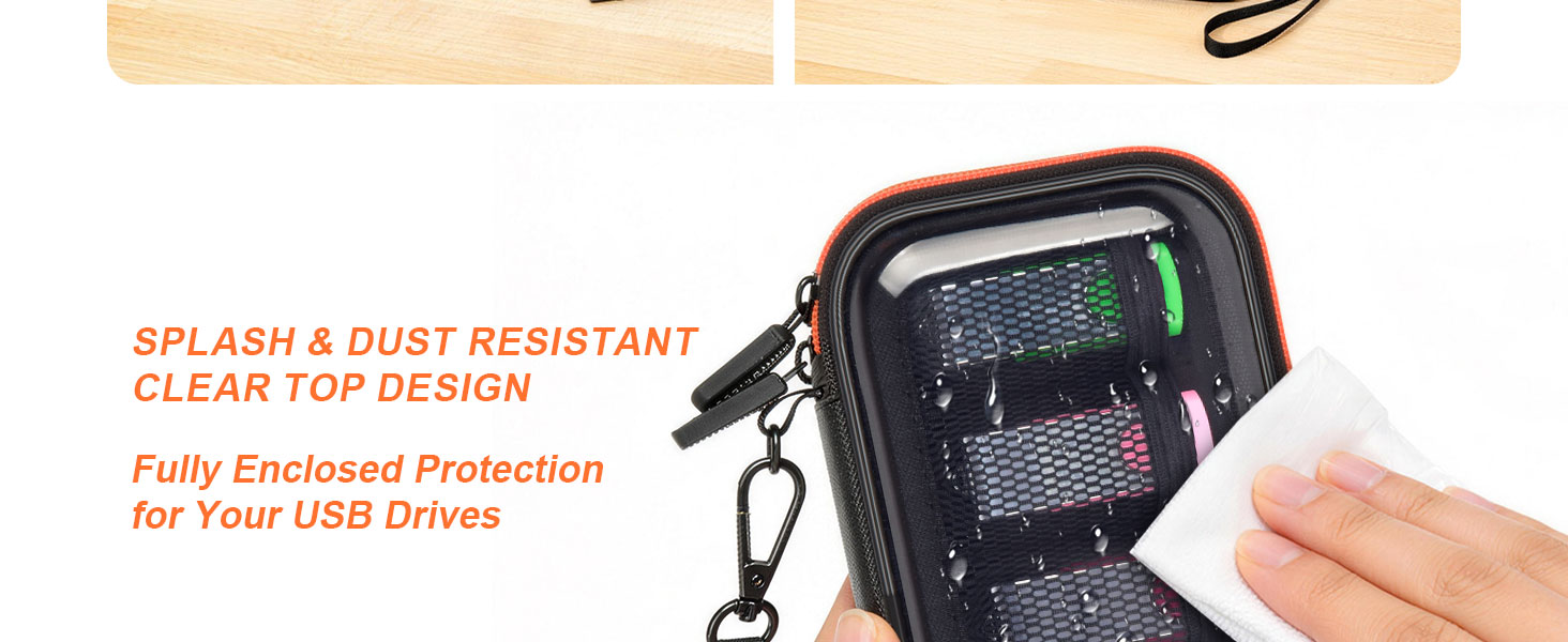 Clear Flash Drive Case