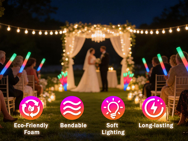 light up wedding