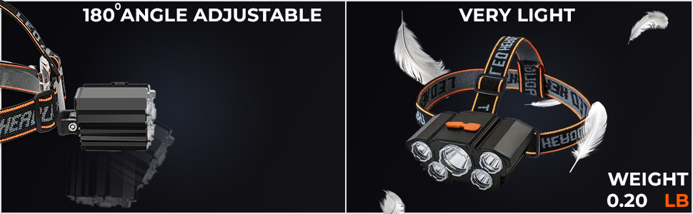 headband with light headlamps for hiking
