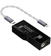 USB C DAC Headphone Amp Mini Amplifier, USB C to 3.5mm/4.4mm Amp with Dual CS43131 Decoder, TRI T...