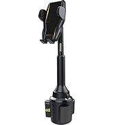 Sturdy Cup Holder Phone Mount for Car [Low Profile Vertical Cup Phone Holder], 1Zero Adjustable H...