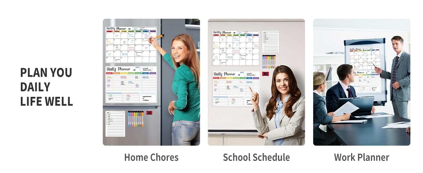 Magnetic Dry Erase Calendar